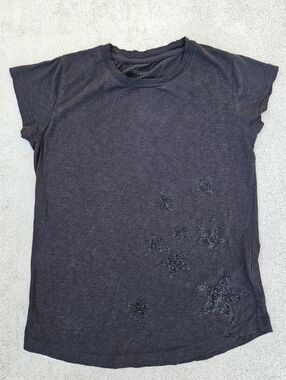 Zadig & Voltaire Skinny Stars ✨️ Diamante Graphic Sequin Embellishments NWOT M